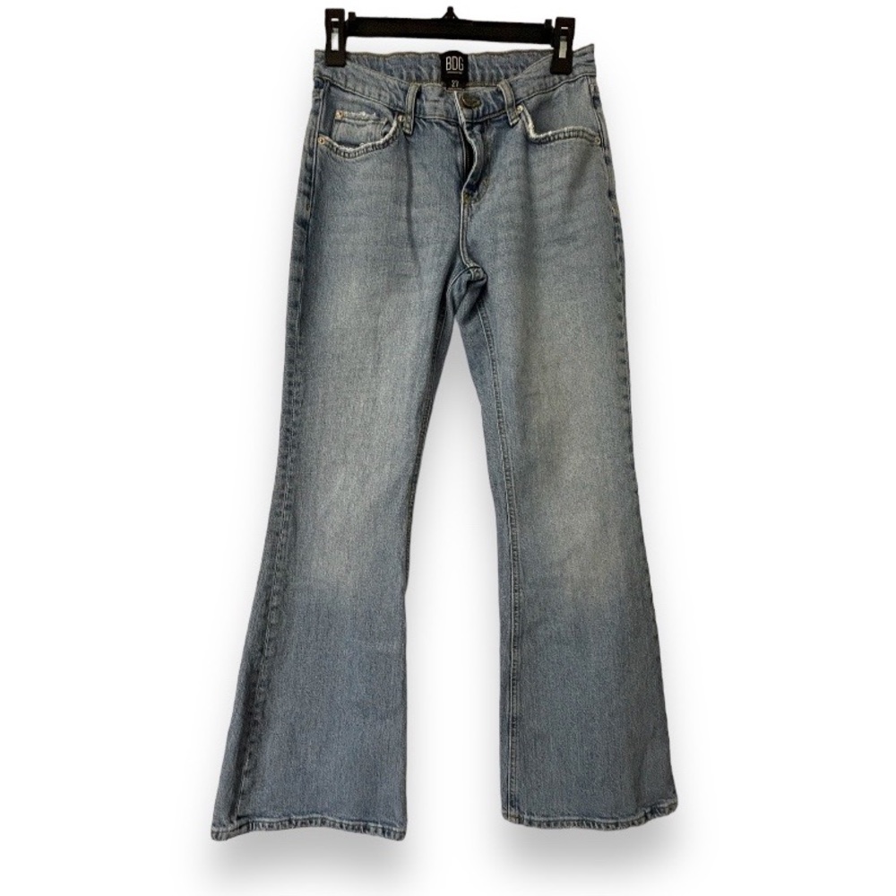 BDG Low rise flare leg light blue denim jeans, 27